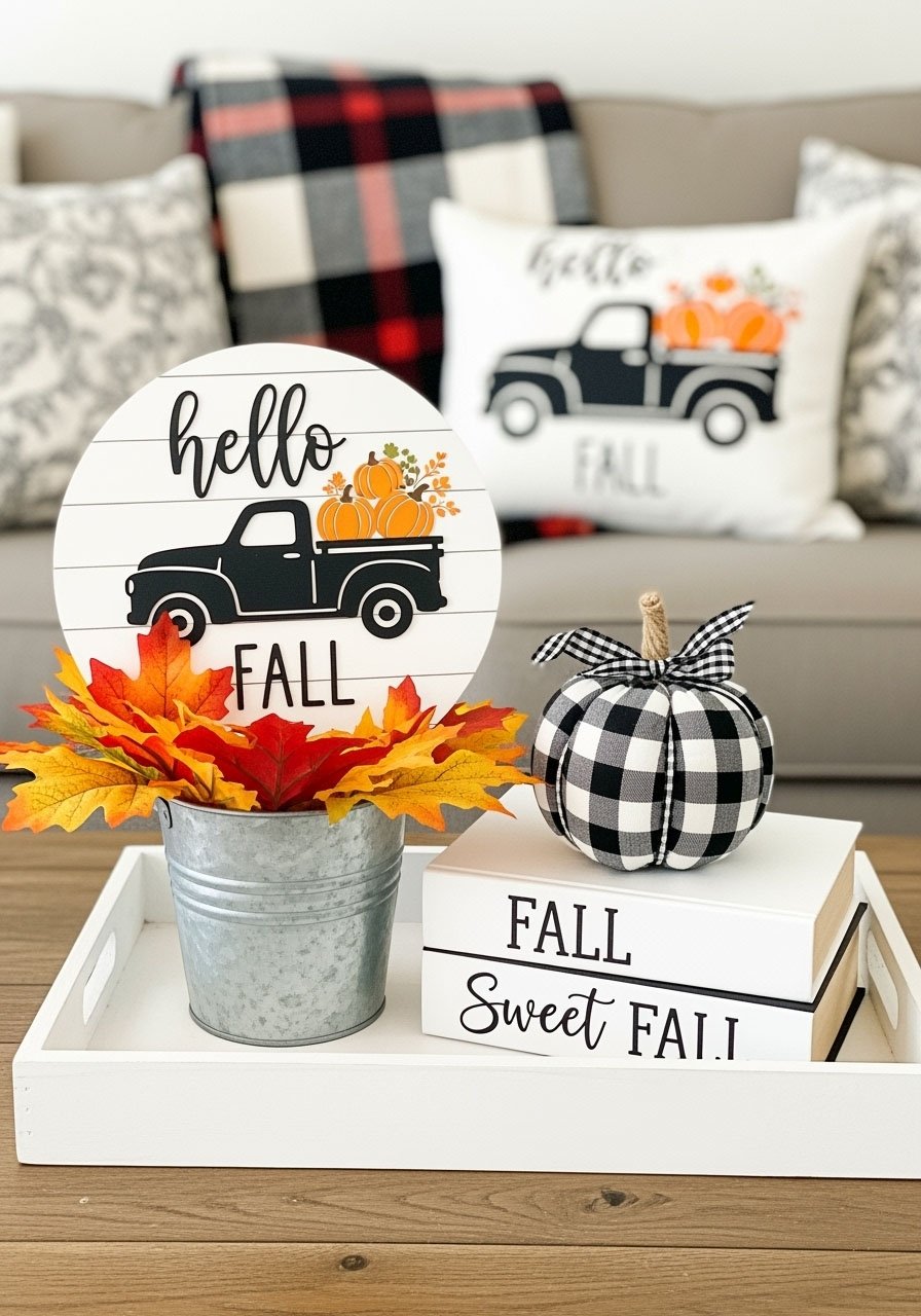 Charme rustique pour un salut à l'automne