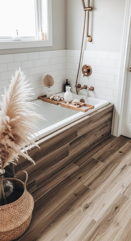 20 Id es Pour Une Salle De Bain Blanche Et Bois Tendance Inspivie
