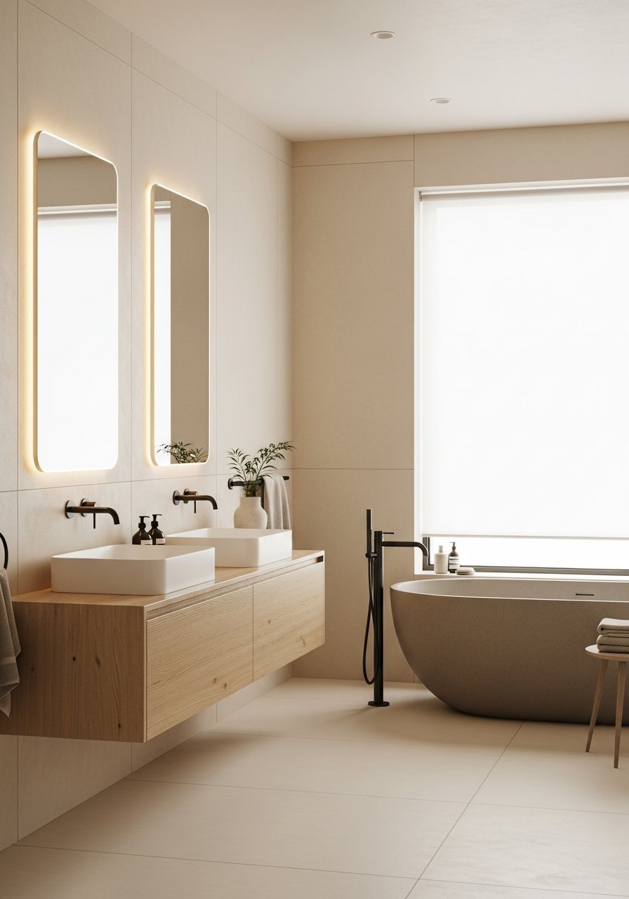 Moderne minimaliste bois clair