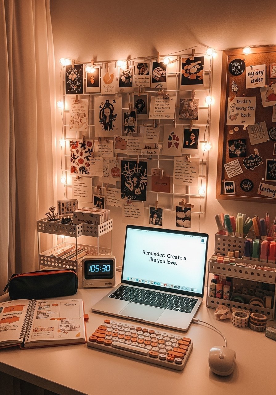 grille murale lumineuse bureau