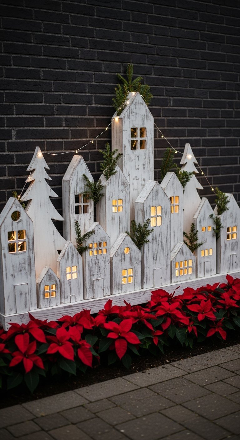 Réfrigérateur décoré en bonhomme de neige géant DIY