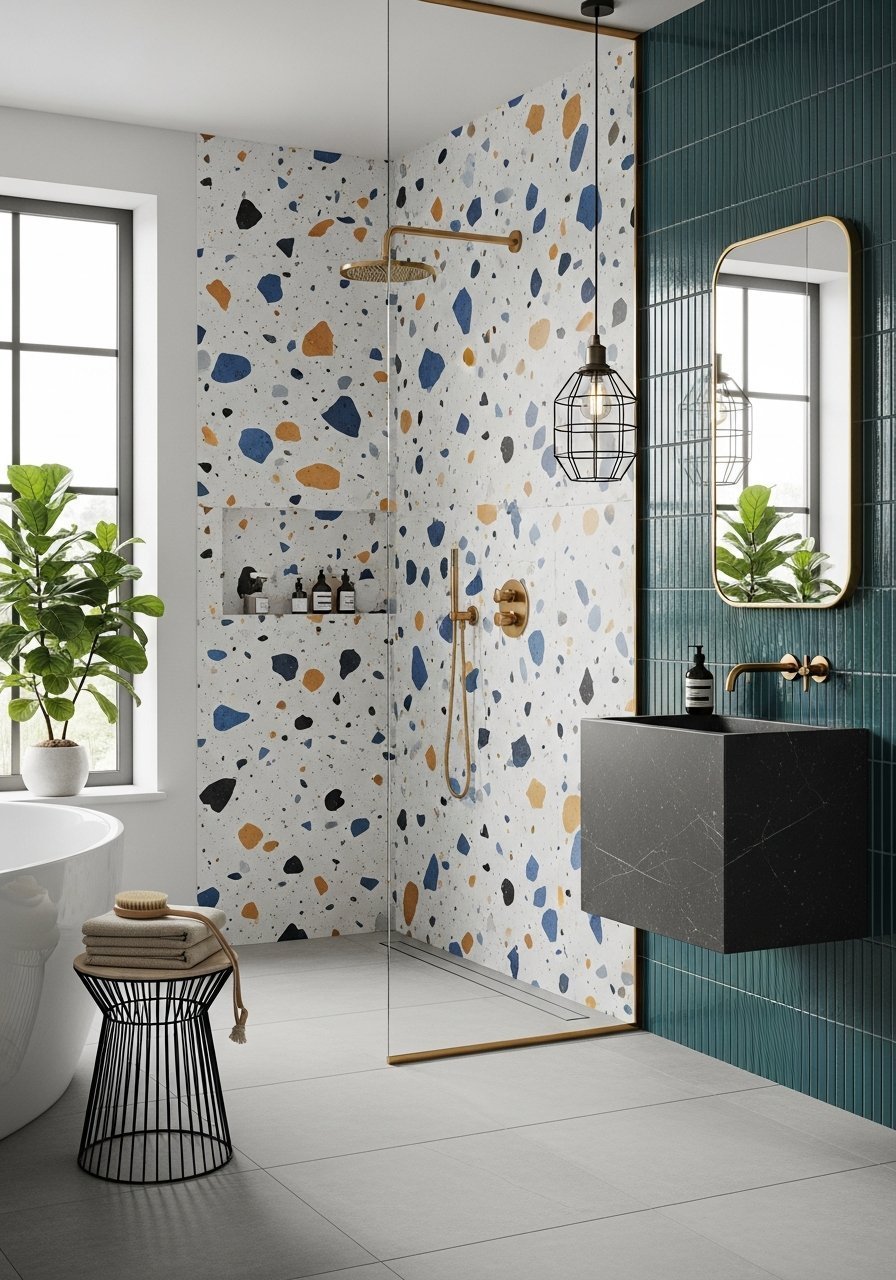 Terrazzo eclats xxl couleurs