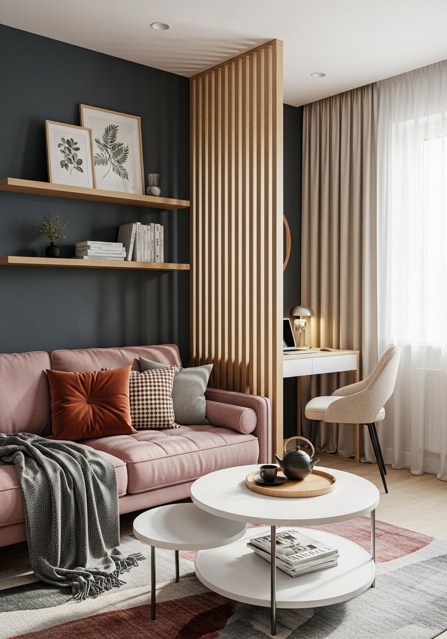 separation claustra bois studio