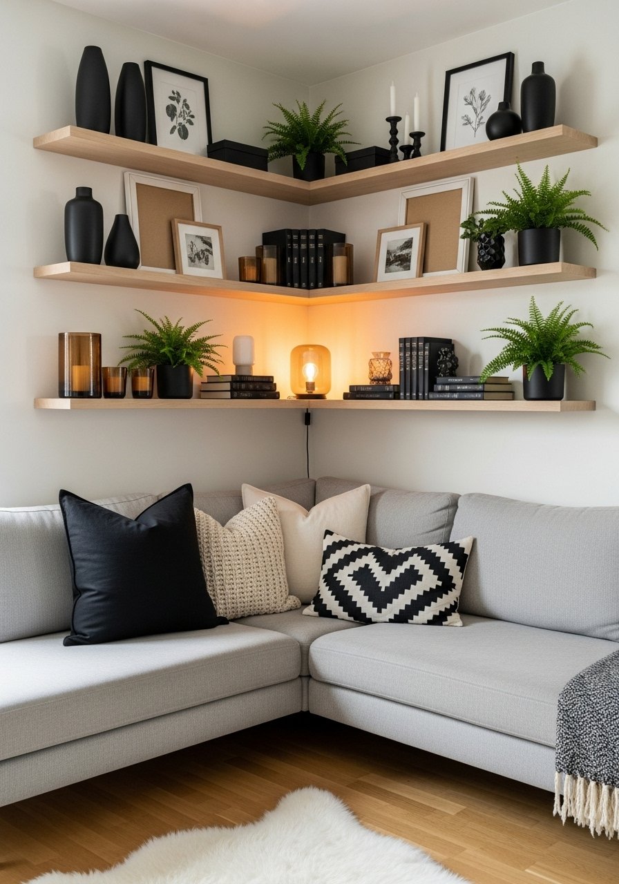 Coin lecture cocooning etageres