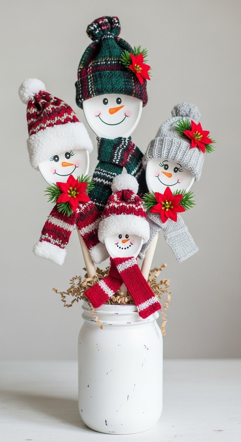 Boîte à ombre (shadow box) DIY avec ange poupée et ballons en boules de Noël