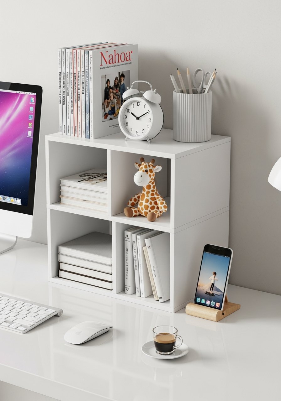 casier rangement quatre cubes