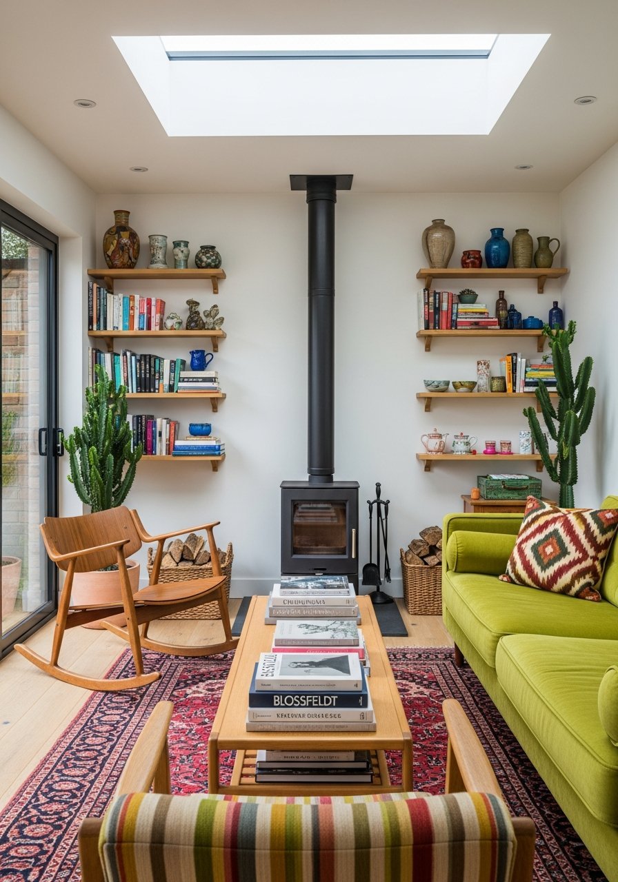 poele bois coin lecture