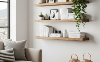 Mix plantes cadres deco salon