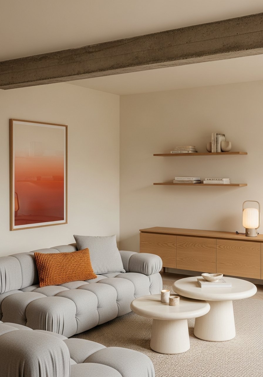 art mural degrade salon