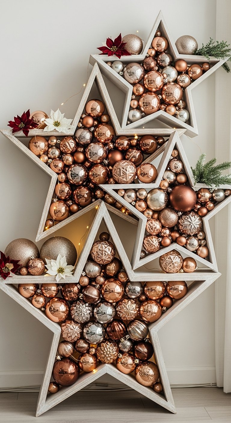 Centre de table DIY avec rondin de bois et silhouette de cerf