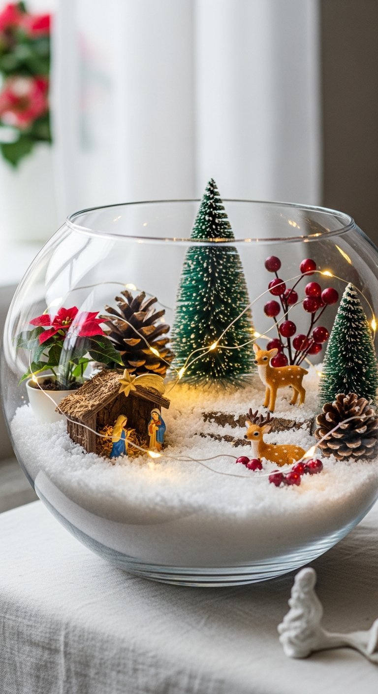 Cheminée en briques grises avec chaussettes de Noël pour animaux