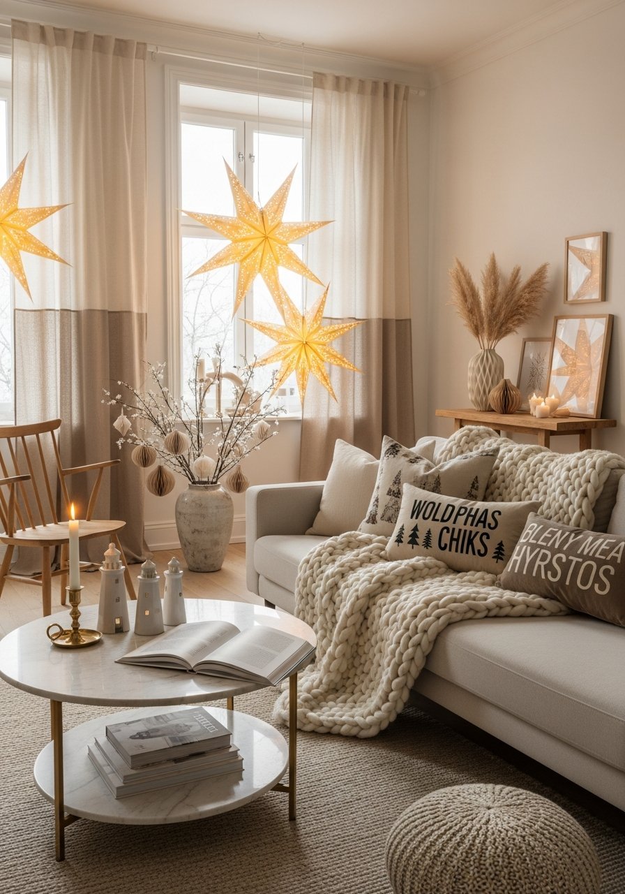 deco hiver etoiles lumineuses