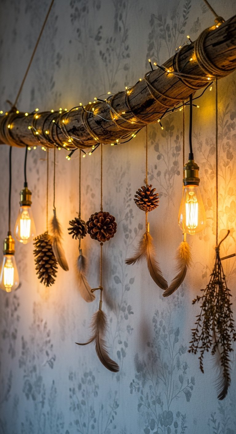 luminaire suspendu industriel bois