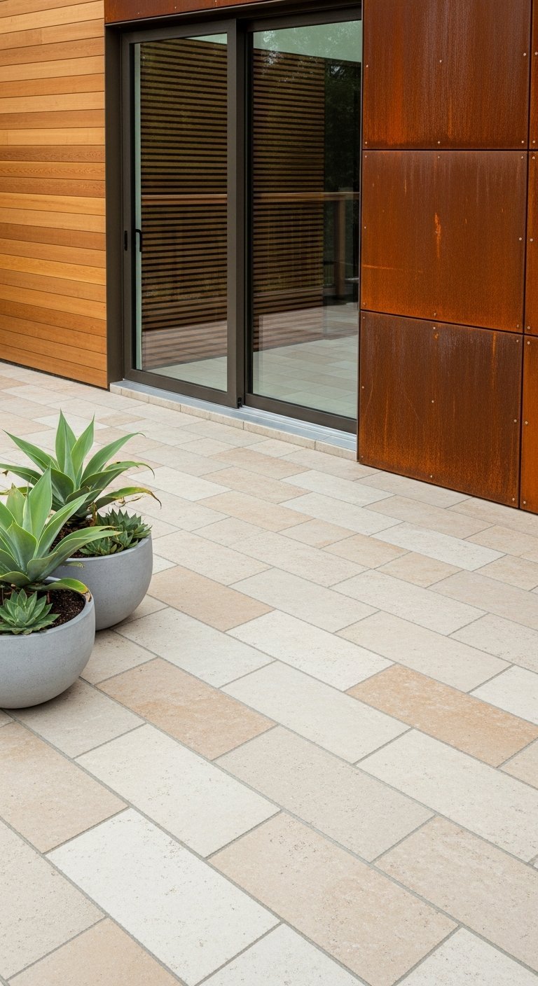 carrelage sable moderne