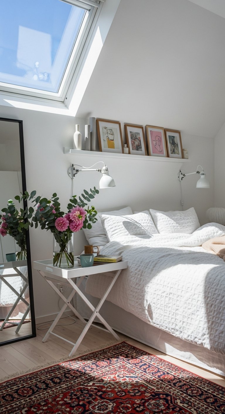 miroir fleurs lumiere naturelle