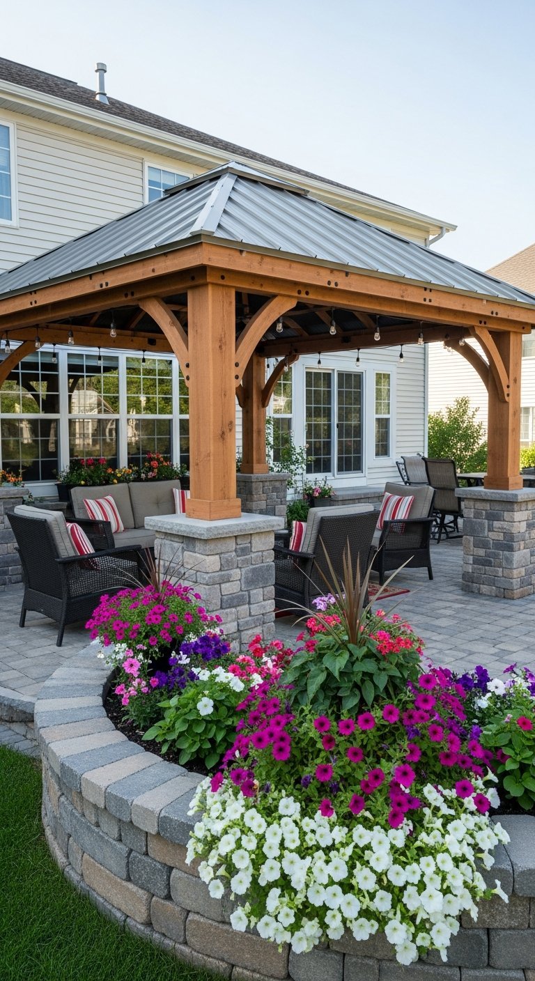 terrasse maison kiosque bois