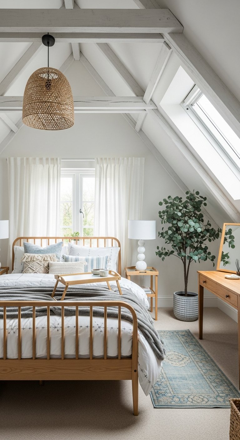 chambre zen bois blanc
