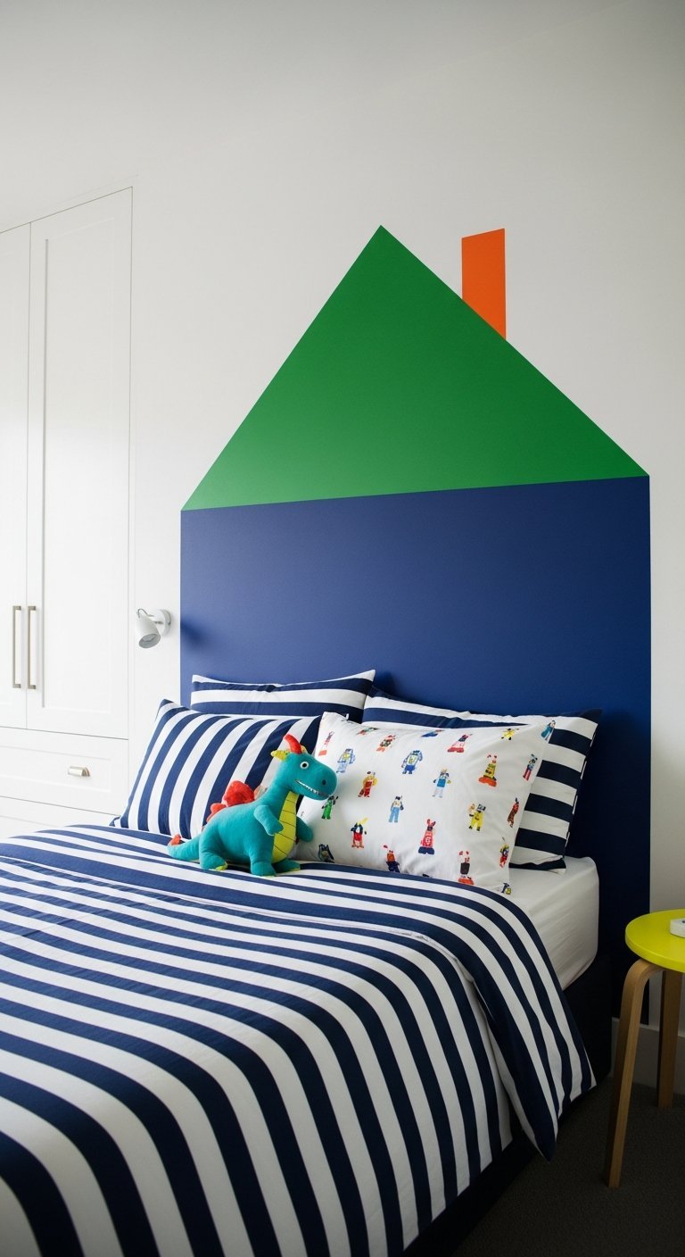 forme maison peinture enfant