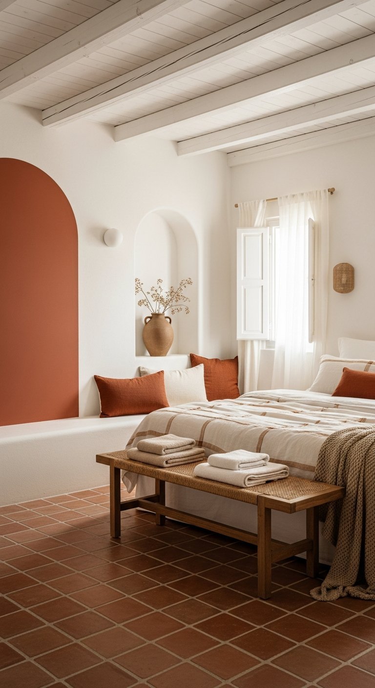 Sol tomettes style mediterraneen