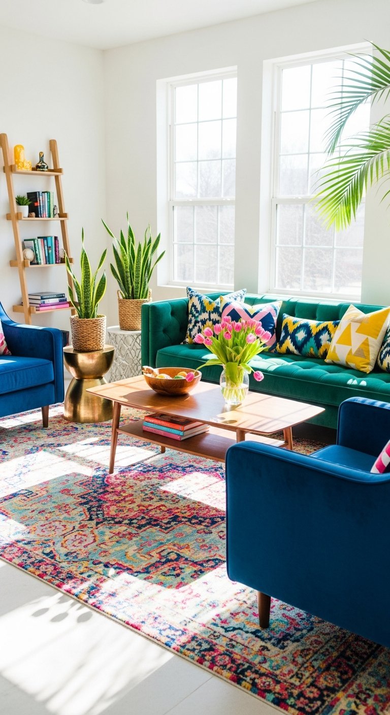 canape velours vert emeraude