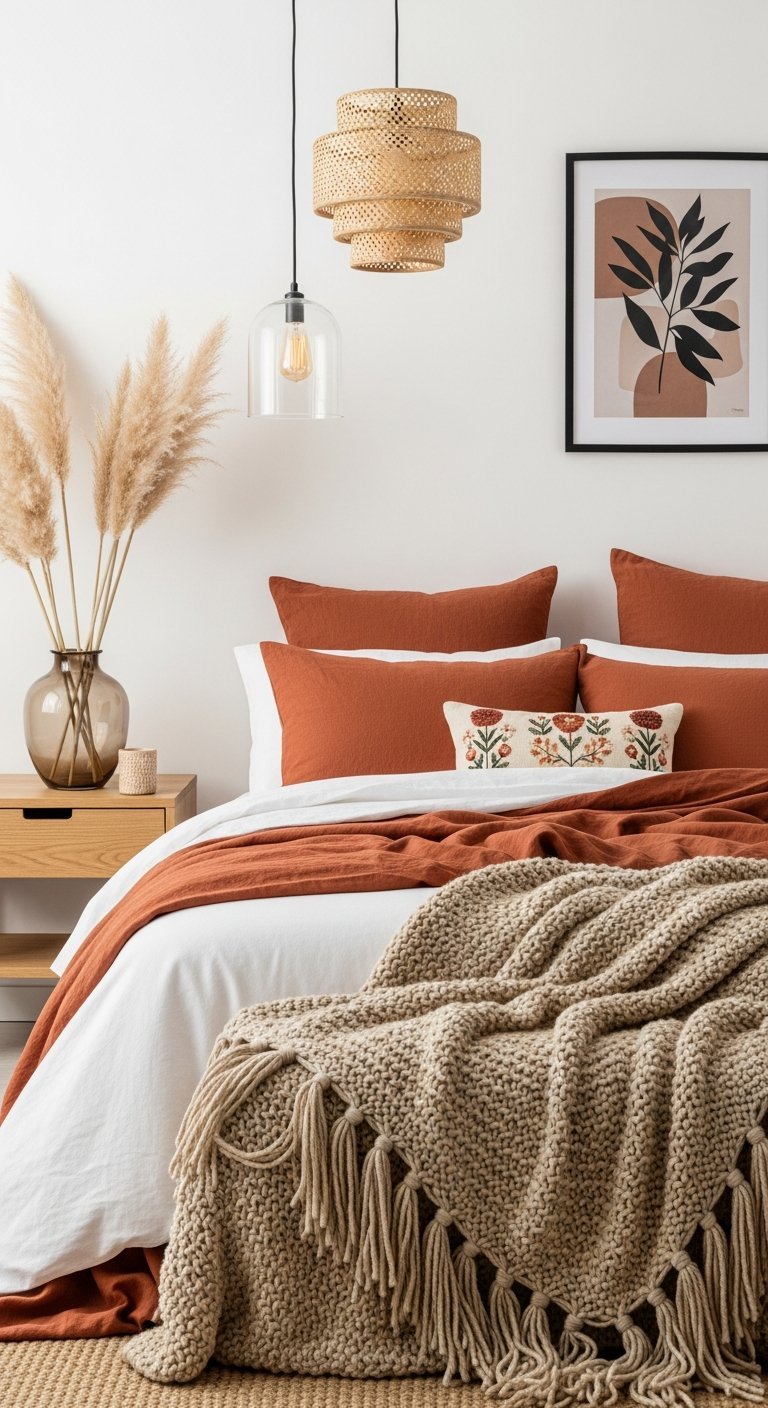 Plaid grosse maille tricot