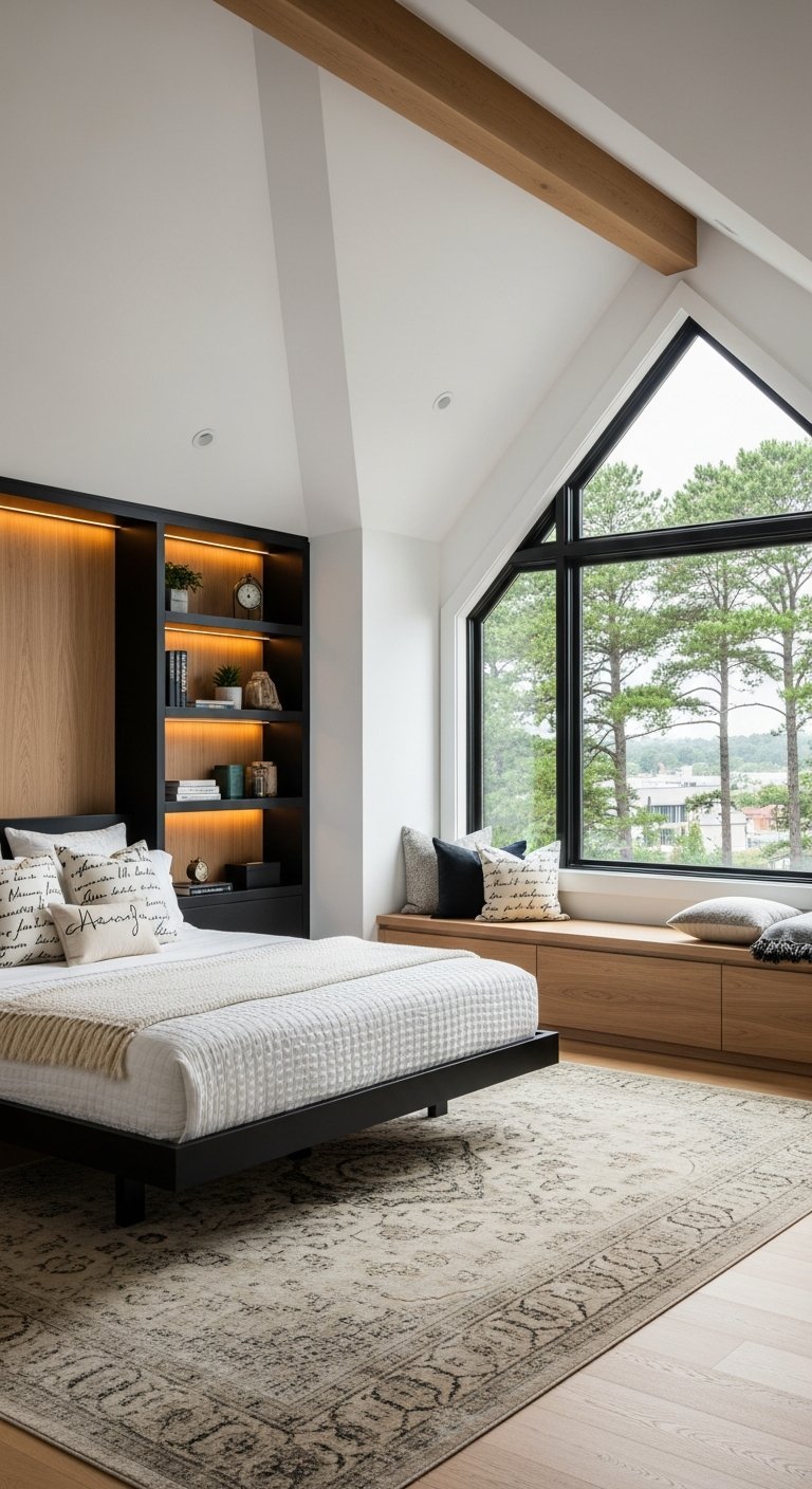 grande fenetre triangulaire vue