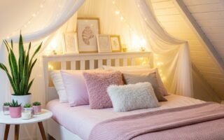 lit baldaquin voile feerique