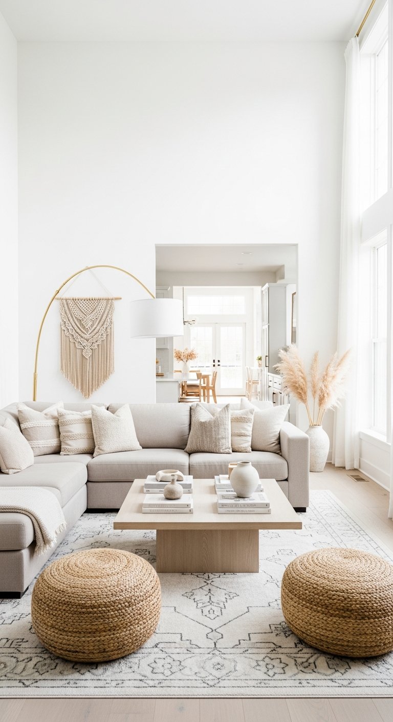 macrame geant mur salon