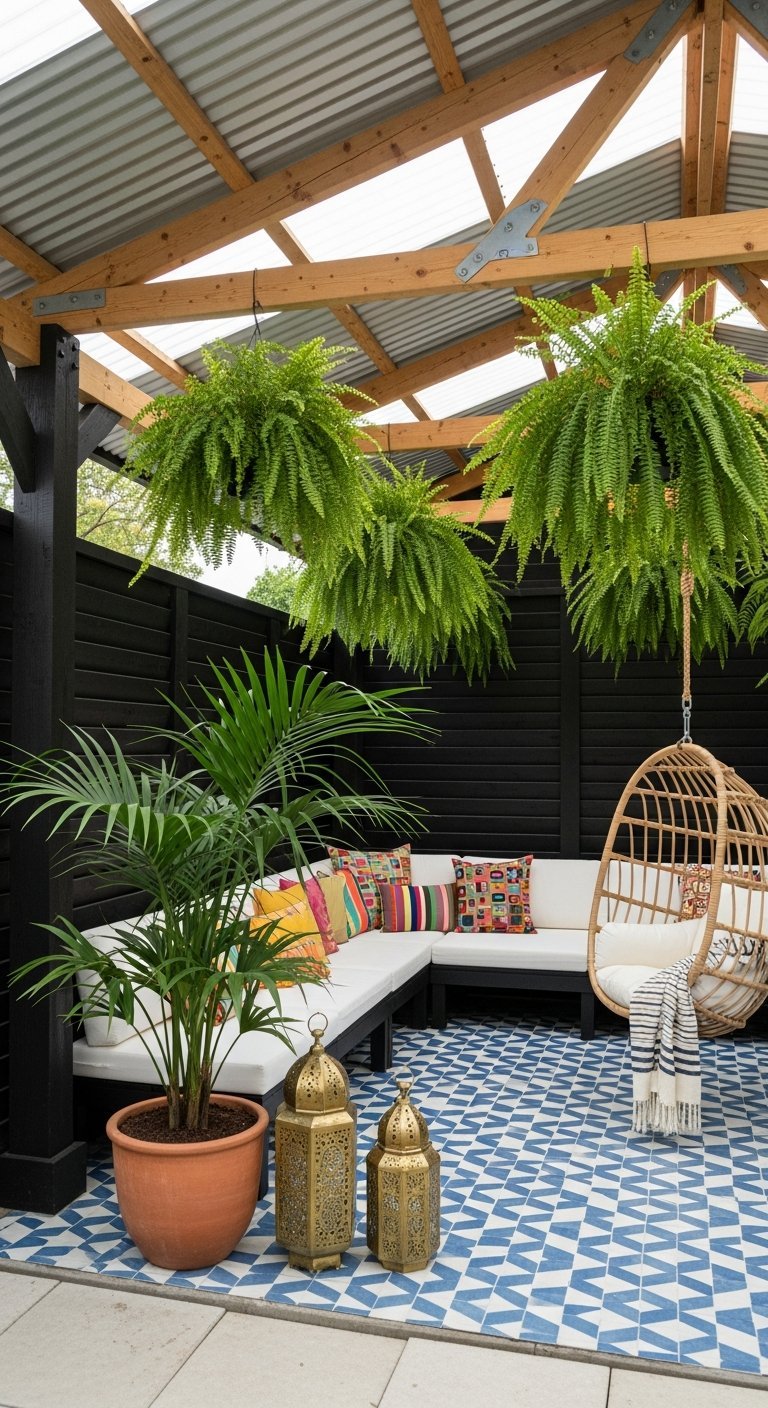 salon jardin ombrage