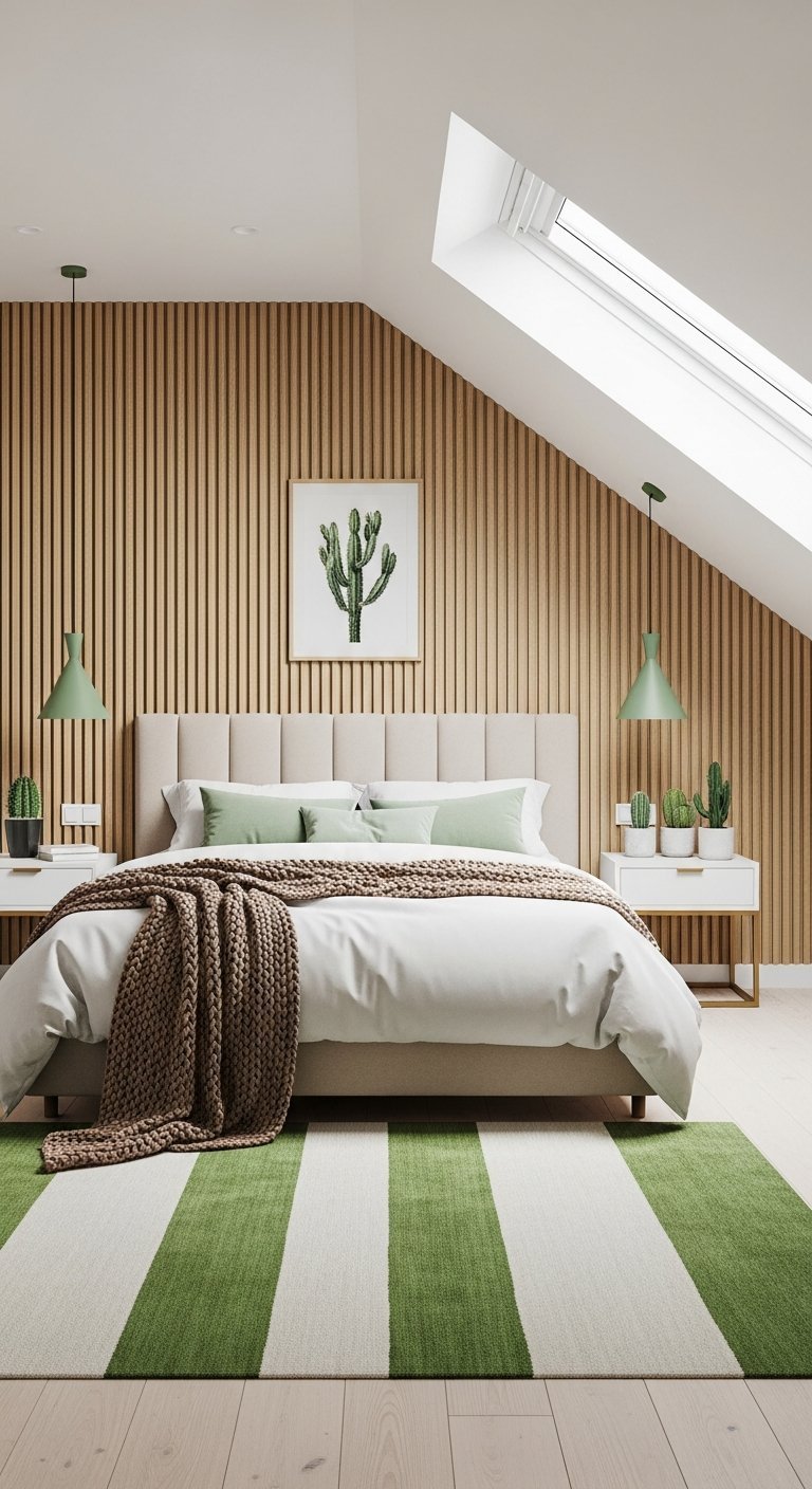 tete de lit tasseau cadre cactus