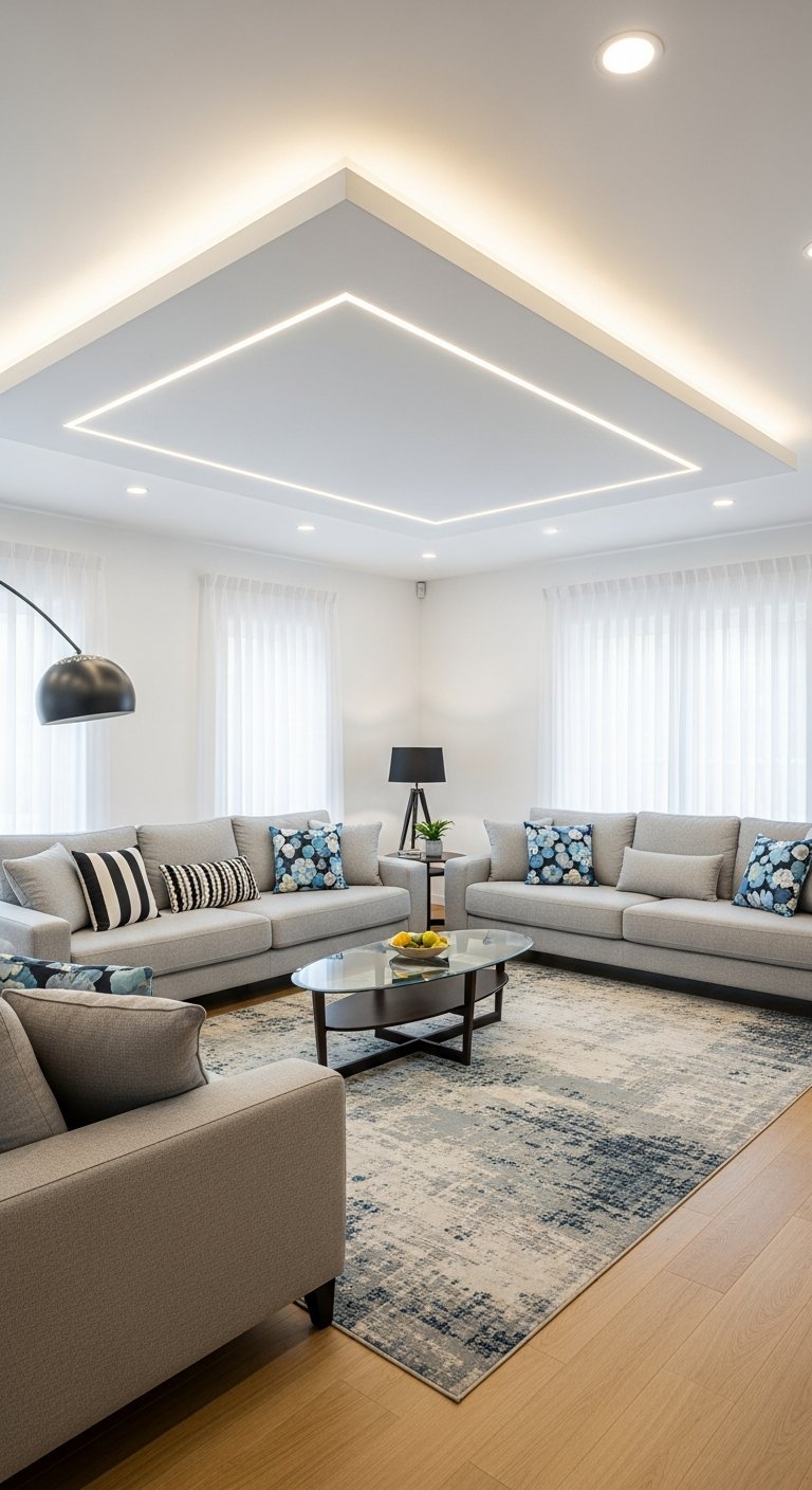 eclairage led plafond design