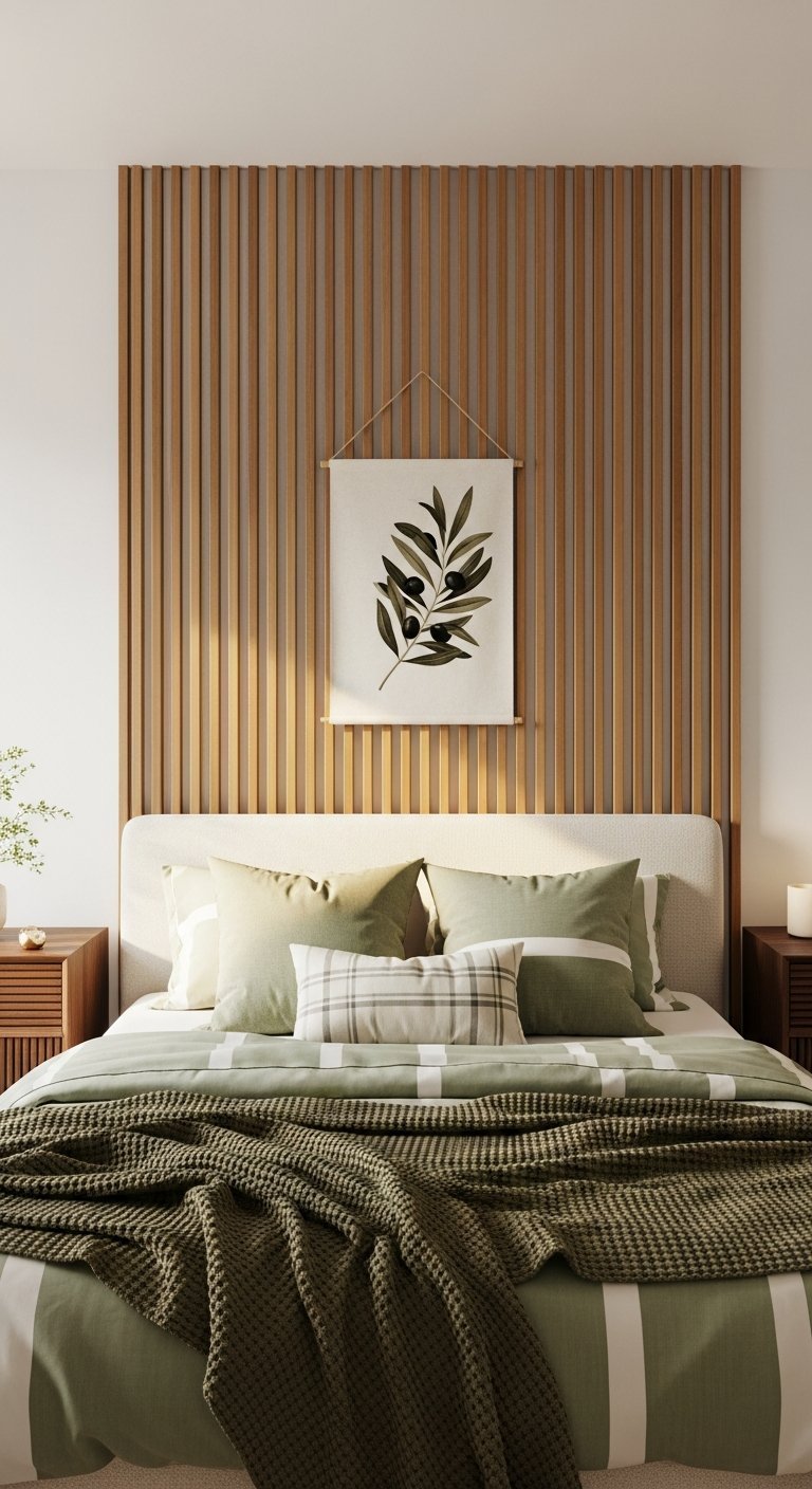 tete de lit tasseau douceur neutre