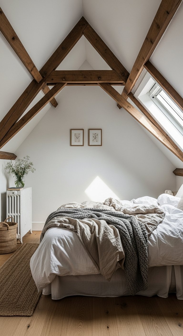 charpente apparente linge lin