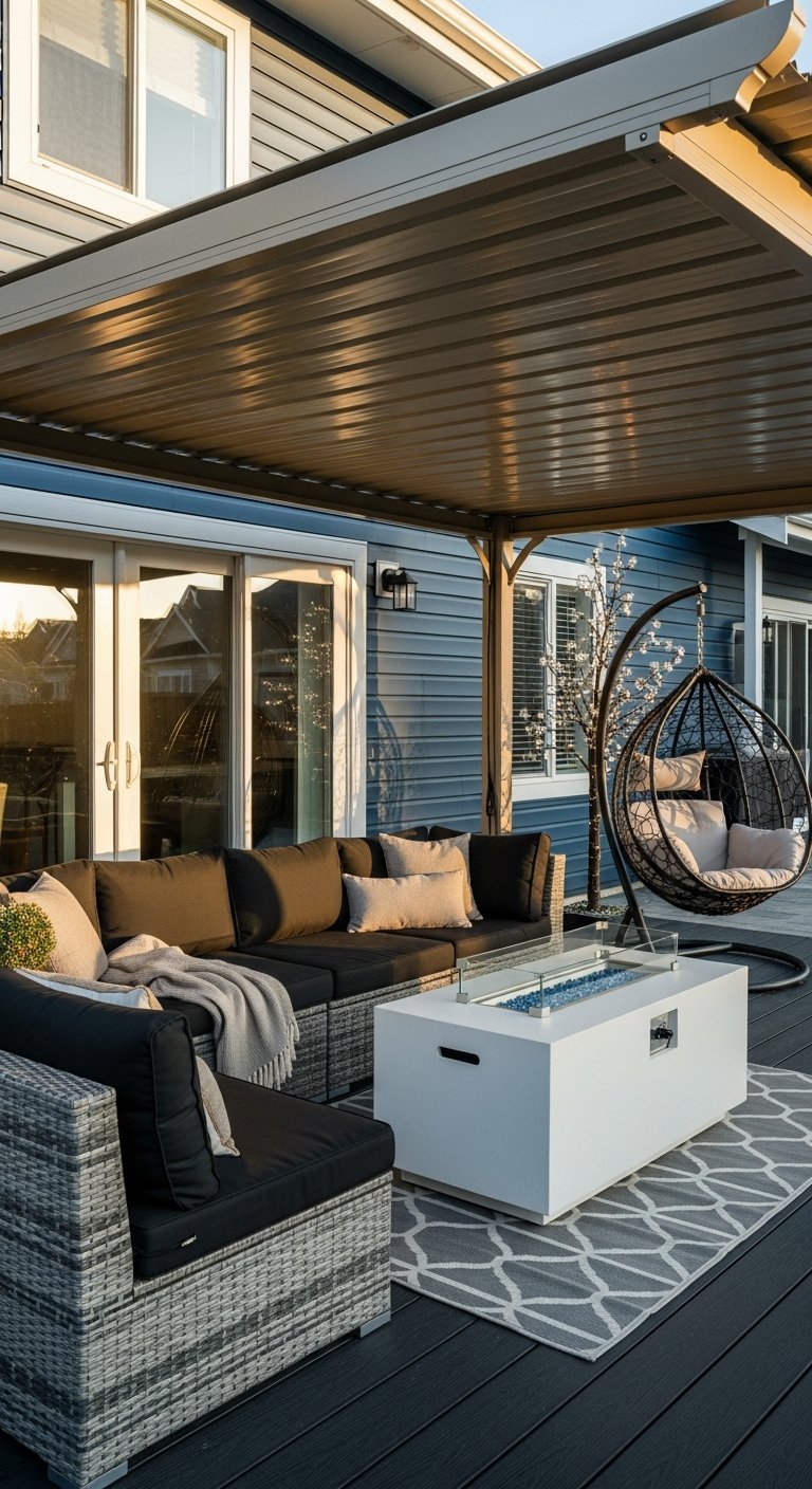 terrasse maison toit ouvrant