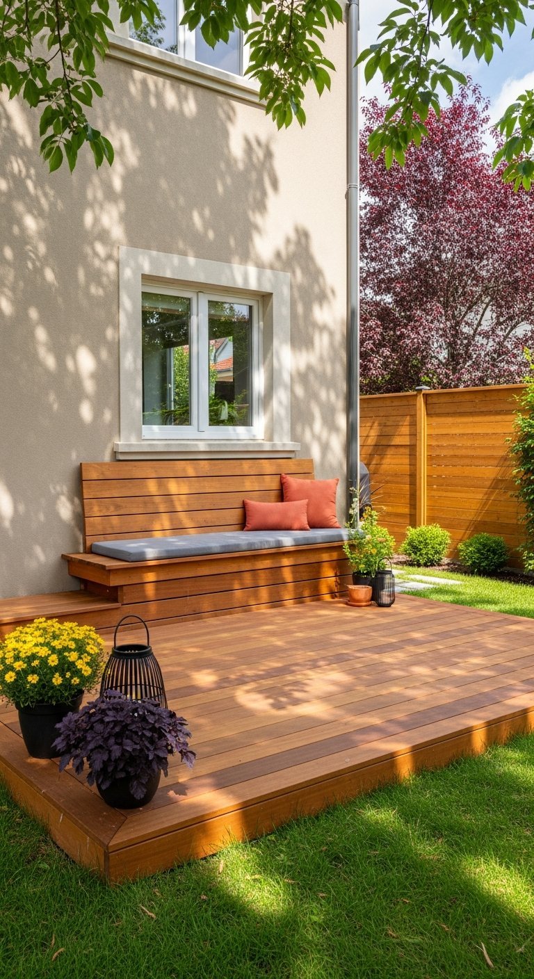 terrasse maison minimalisme bois