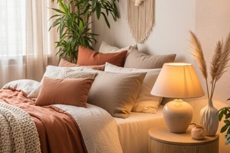 Tapis jute rond decoration naturelle