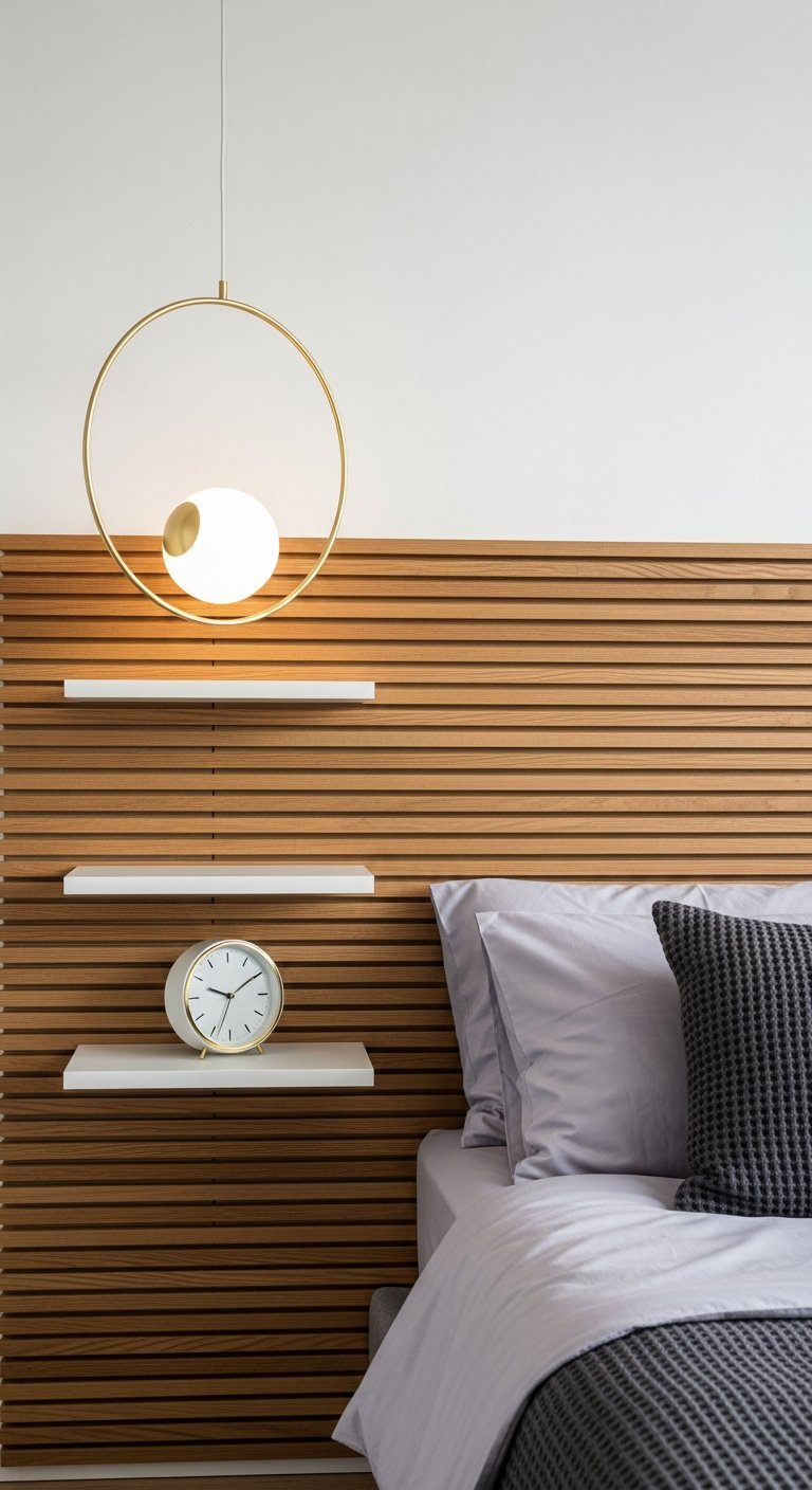 tete de lit tasseau horizontal zen