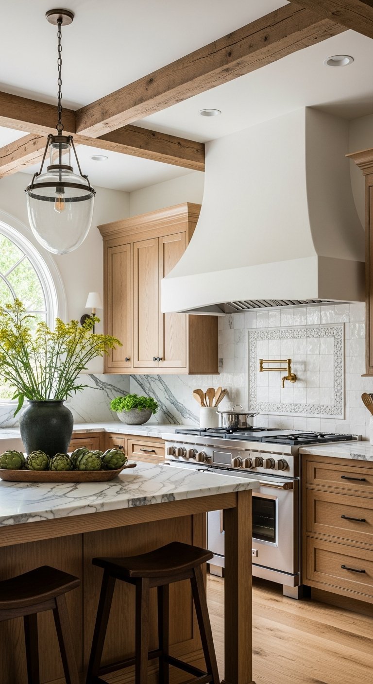 arche cuisine bois rustique moderne