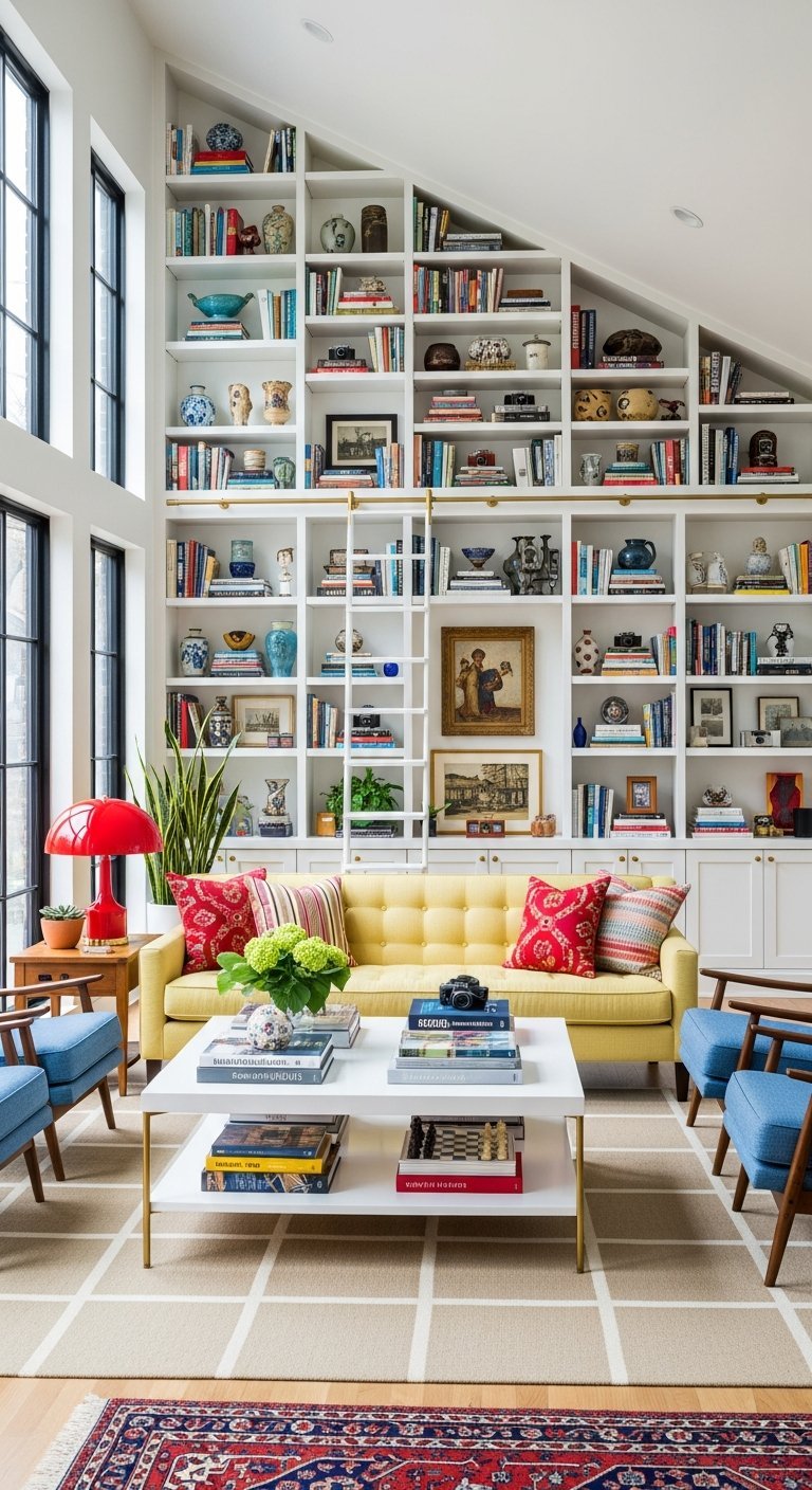 bibliotheque murale grande hauteur