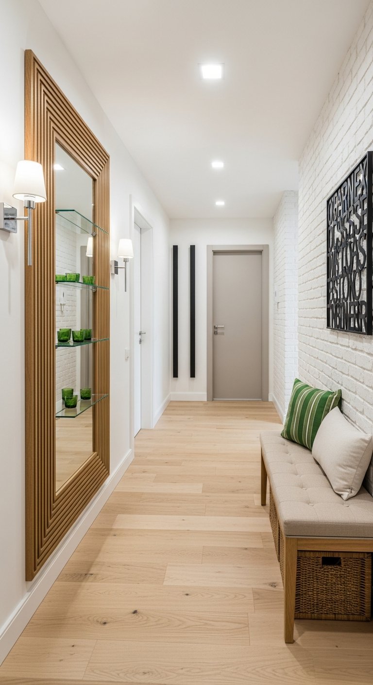 mur briques blanches