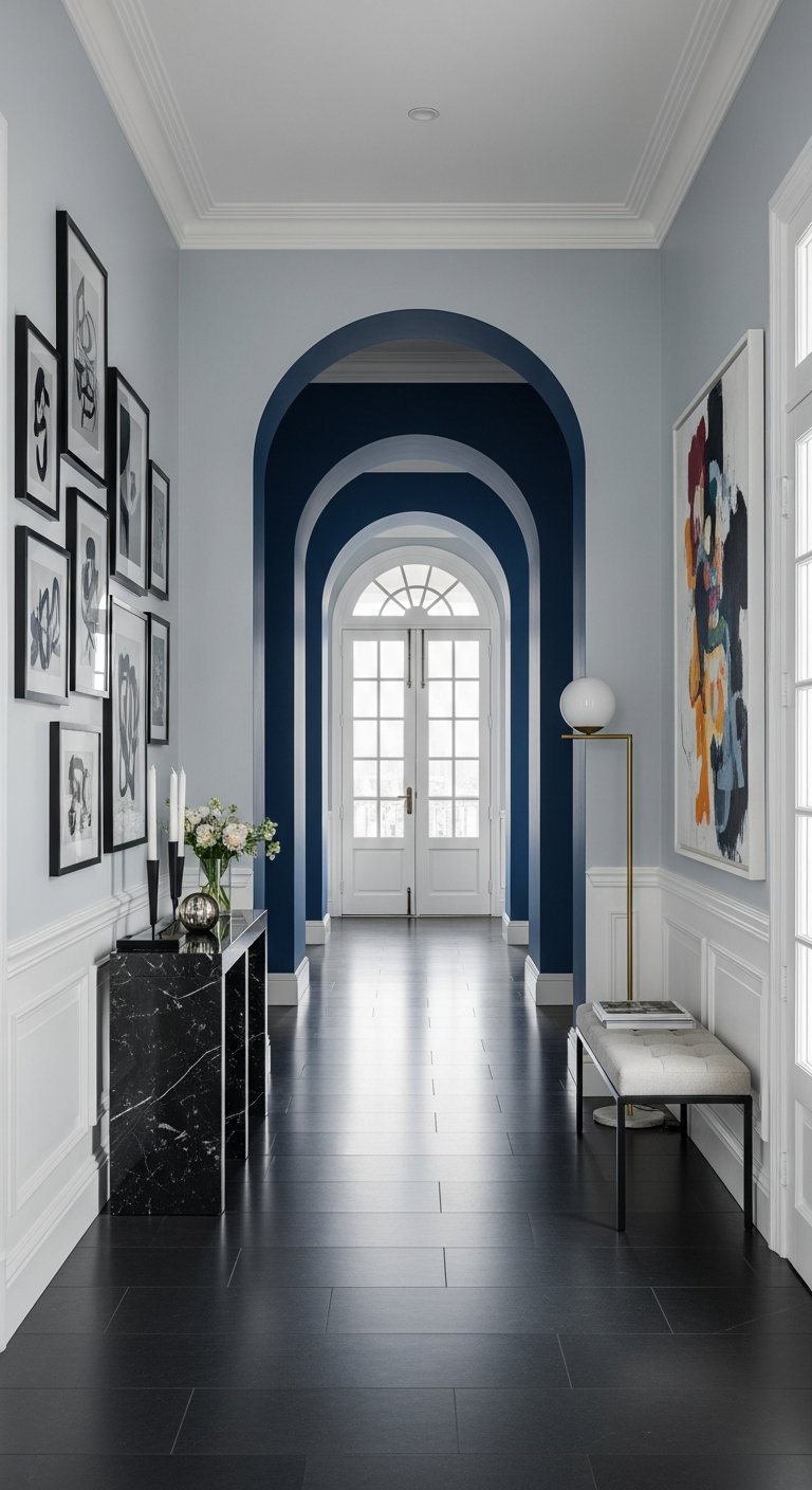 arches bleues architecture