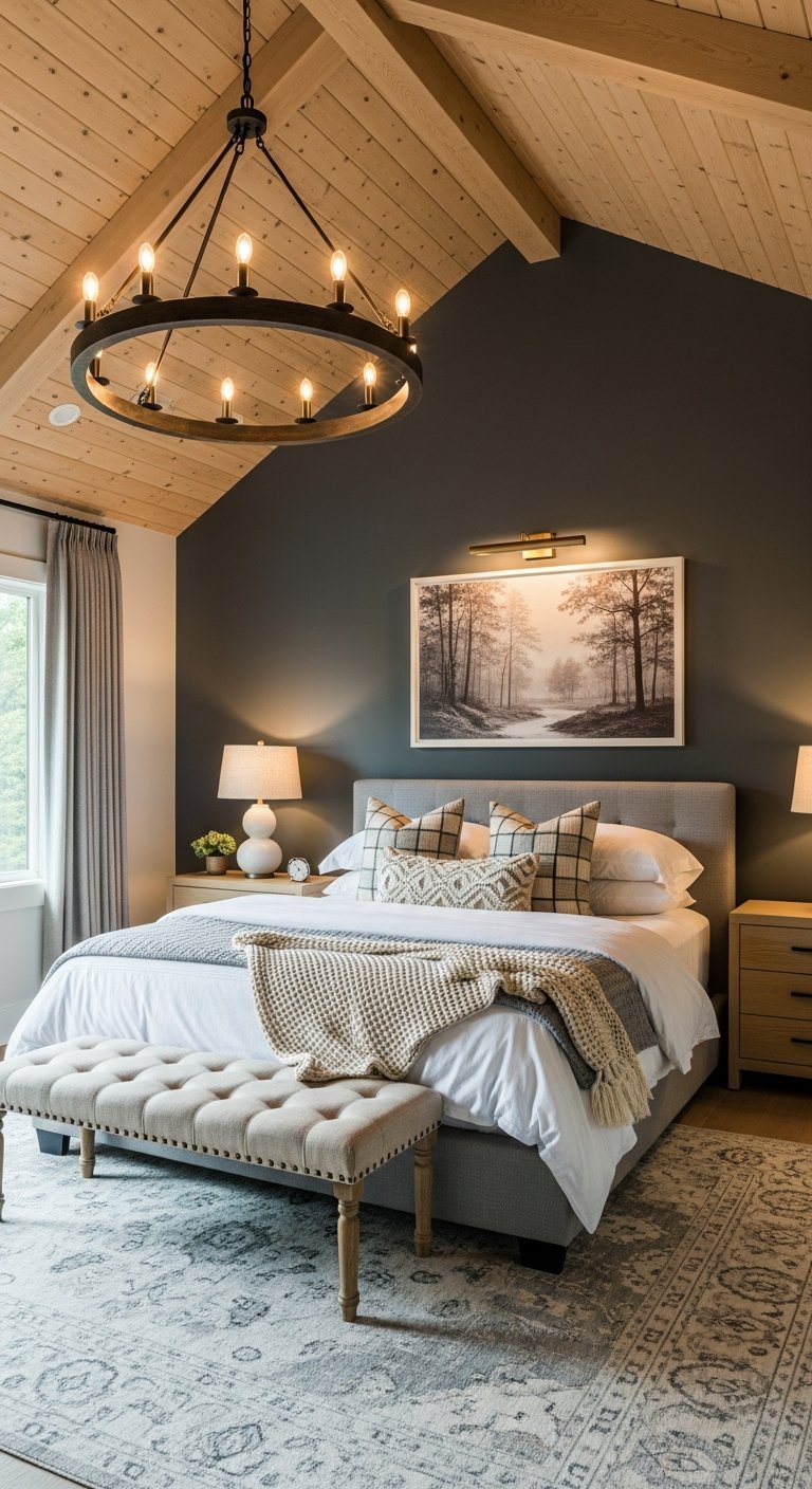 chambre traditionnelle poutres apparente