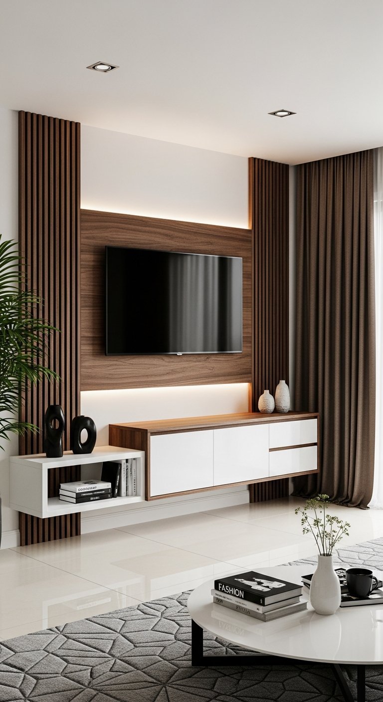 panneau bois moderne