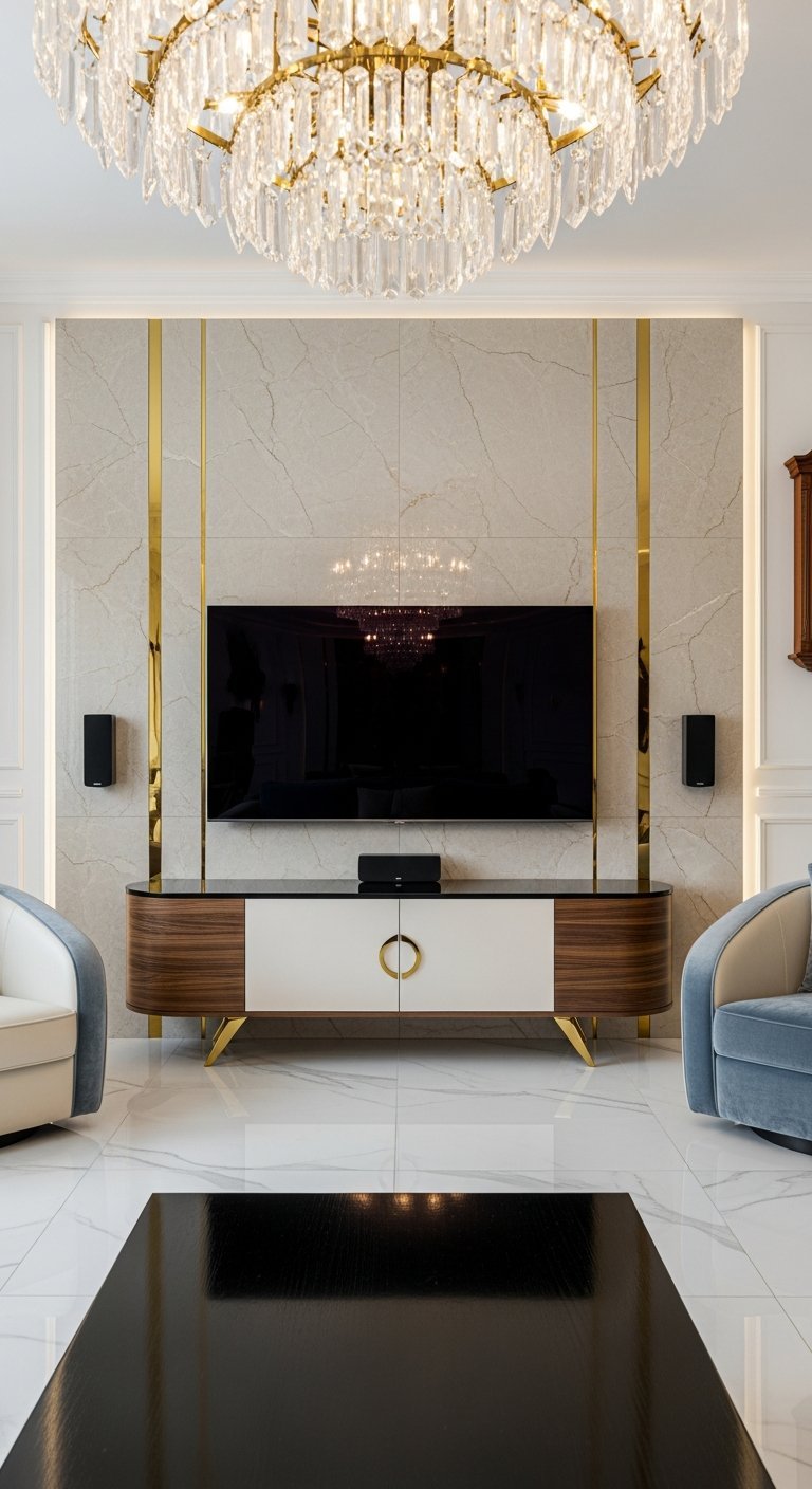 classique or et blanc