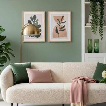 salon minimaliste bouclette