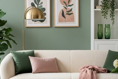 salon minimaliste bouclette