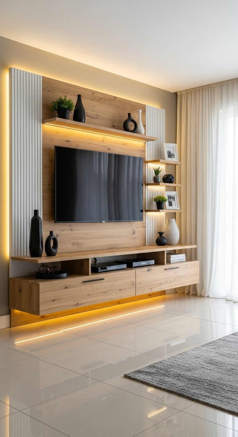 chaleur du bois clair