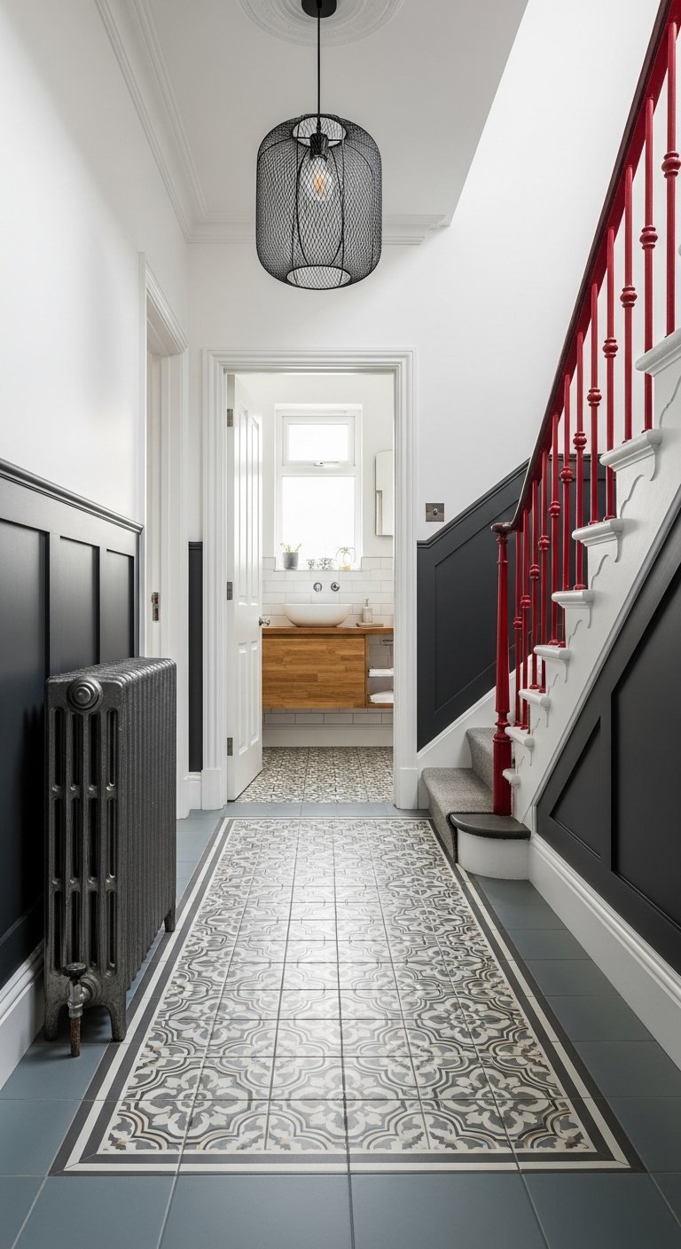 carreaux ciment escalier