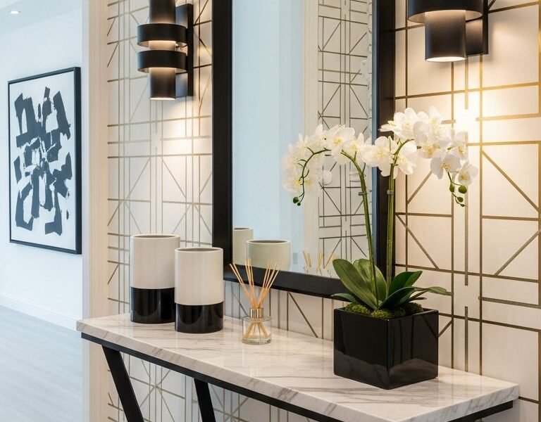 papier peint geometrique