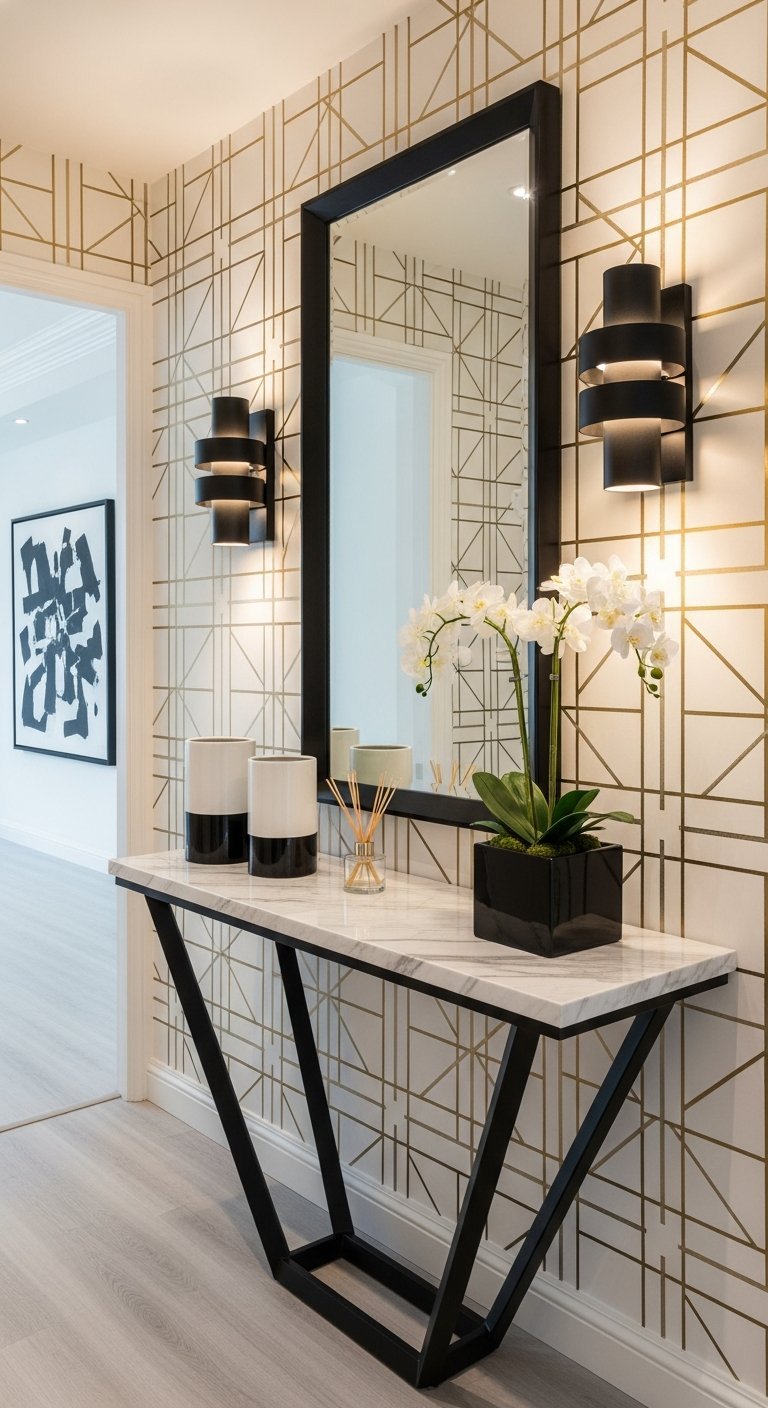 papier peint geometrique